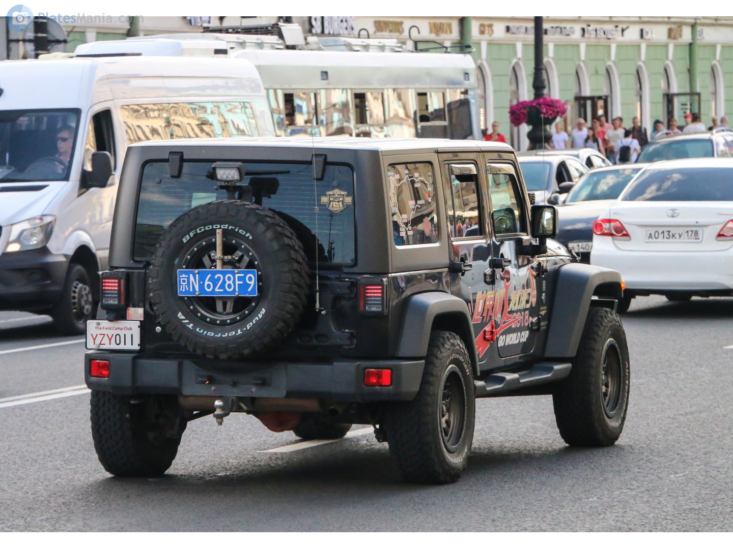 京N·628F9, Jeep Wrangler 3rd gen (don't set)