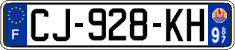 French license plate, SIV (ordinary)