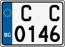 License plate of Bulgaria, Motorcycles
