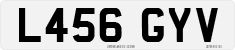 License plate of the United Kingdom, 1983 year system