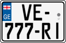 License plate of Georgia, Cars (2014)