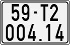License plate of Vietnam, Motorcycles
