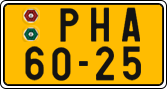 License plate of the Czech Republic, Commercial vehicles (1960)