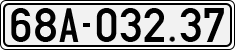 License plate of Vietnam, Cars