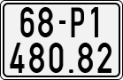 License plate of Vietnam, Motorcycles