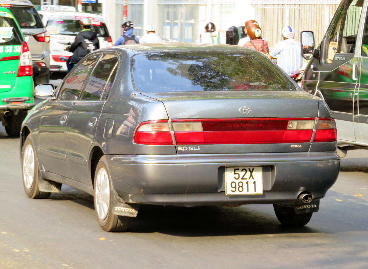 52X-9811, Toyota Corona 10th gen Sedan (T190), 1992–1996