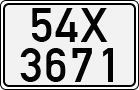 License plate of Vietnam, Cars