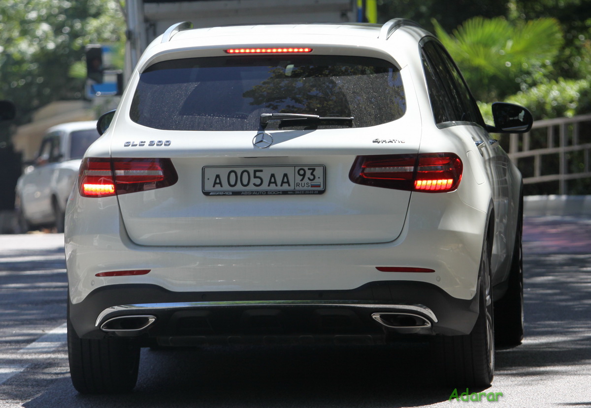 а 005 аа 93, Mercedes-Benz GLC-Klasse 1st gen SUV (X253), 2015–2019