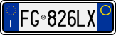 License plate of Italy, Cars (1994 year series)