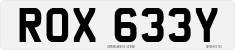 License plate of the United Kingdom, 1963 year system