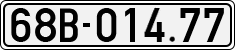 License plate of Vietnam, Cars