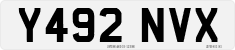 License plate of the United Kingdom, 1983 year system