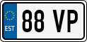 License plate of Estonia, Motorcycles