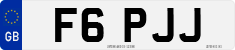 License plate of the United Kingdom, 1983 year system