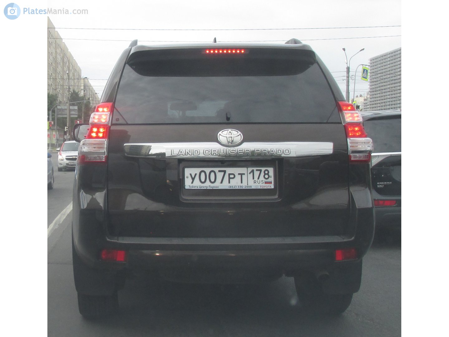 у 007 рт 178, Toyota Land Cruiser Prado 4th gen 5-door SUV (J150), 1st facelift, 2013–2017