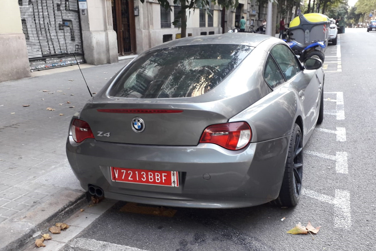 V 7213 BBF, BMW Z4 1st gen Coupé (E86), 2005–2008