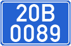 License plate of Vietnam, Government and public administrations