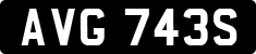 License plate of the United Kingdom, 1963 year system