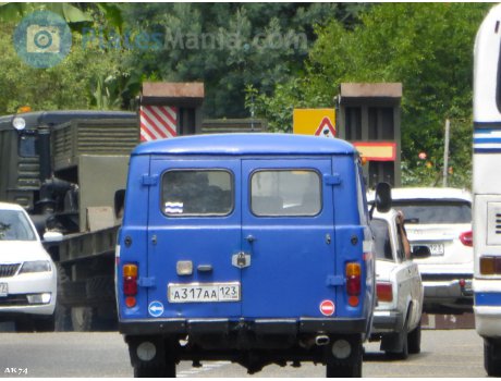 а317аа123, UAZ 452