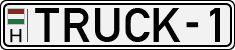 license plates of Hungary, Vanity Plates (1990)