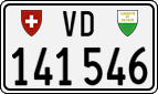 License plate of Switzerland, Cars