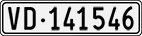 License plate of Switzerland, Cars