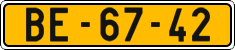 License plate of the Czech Republic, Commercial vehicles (1960)