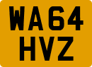 License plate of the United Kingdom, 2001 year system