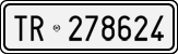 License plate of Italy, Cars (1927 year series)
