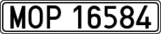 License plates of Spain, Official and military plates