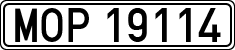 License plates of Spain, Official and military plates