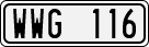 License plate of Sweden, Regular plates