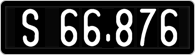 License plate of Austria, 1947 year system
