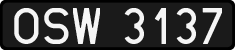 License plates of Poland, 1976 year system