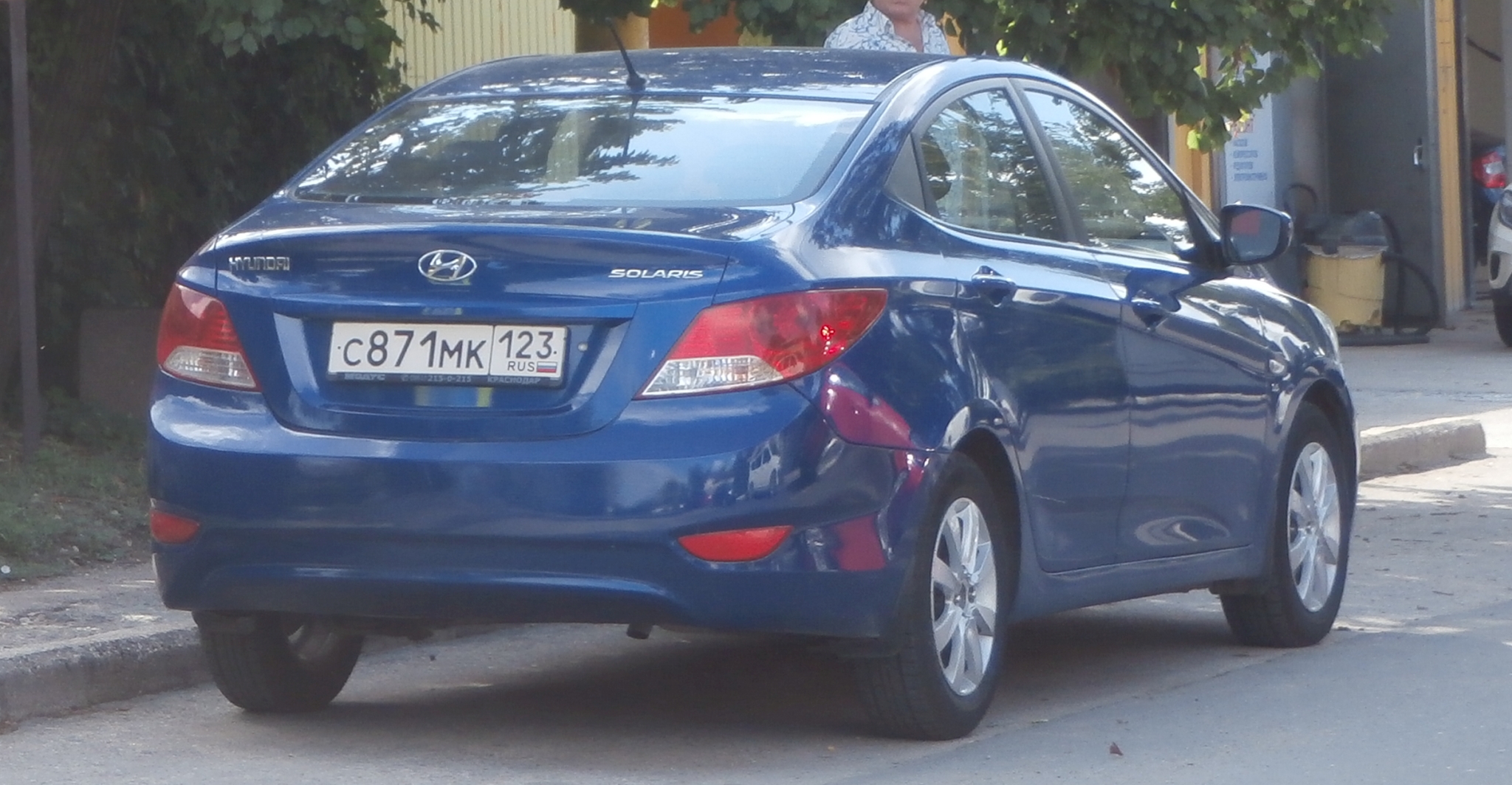 с 871 мк 123, Hyundai Solaris 1st gen Sedan (RB), 2011–2014