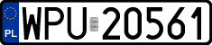 License plates of Poland, Regular car plates
