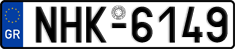 License plate of Greece, Cars