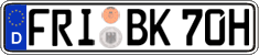 German license plate, Plates for oldtimers (type 