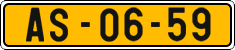 License plate of the Czech Republic, Commercial vehicles (1960)