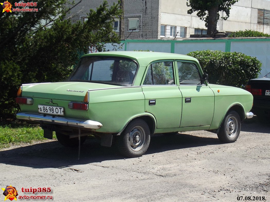 а 8698 ОТ, Izh Москвич-408/412 (Moskvich-408/412) 412ИЭ-028, 1982–1999