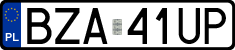 License plates of Poland, Regular car plates