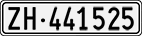License plate of Switzerland, Cars