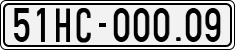 License plate of Vietnam, Specialty plates