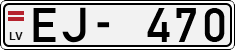 License plate of Latvia, Regular car plates