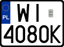 License plates of Poland, Regular car plates