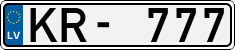 License plate of Latvia, Regular car plates