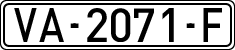 License plates of Spain, 1971 year series