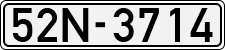 License plate of Vietnam, Cars