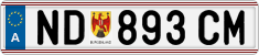 License plate of Austria, Regular plates