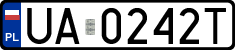 License plates of Poland, Military
